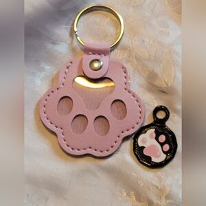 🔮NEW🔮Pink Paw-Shaped Key Holder